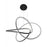 Avenue Lighting Windsor 36"W Spiral Ring 5-CCT LED Pendant, Black