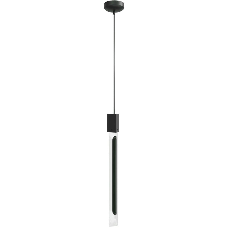 Avenue Lighting Alpine 1 Light 23" Pendant, Black Jade Glass - HF5401-BLK-JAD