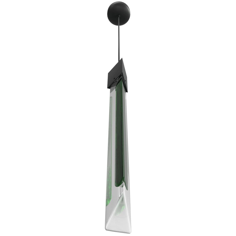 Avenue Lighting Alpine 1 Light 23" Pendant, Black Jade Glass - HF5401-BLK-JAD