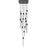Avenue Lighting Alpine 15Lt 180" Pendant, Black,White Marbleized - HF5415-BLK