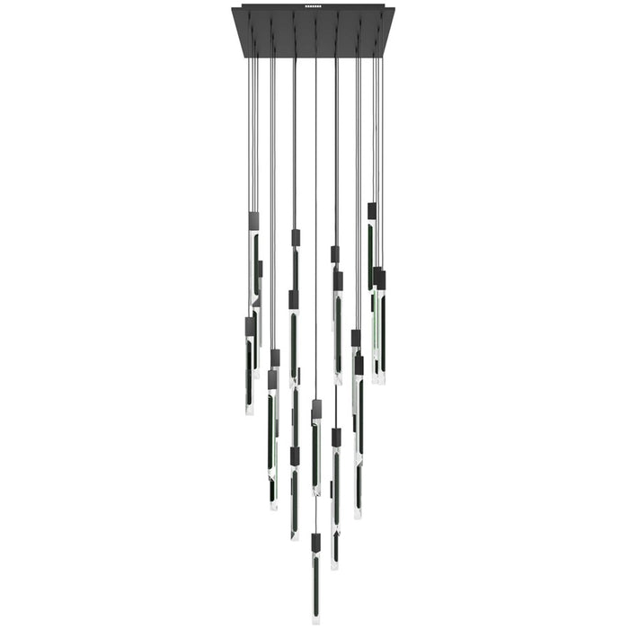 Avenue Lighting Alpine 31Lt 180" Pendant, Black Jade - HF5431-BLK-JAD