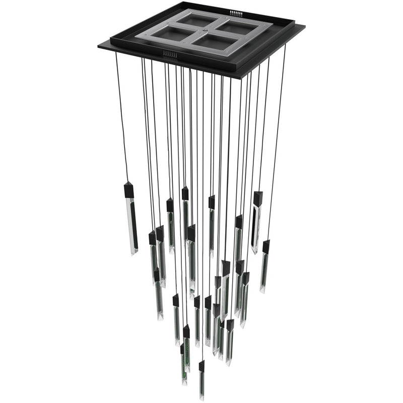 Avenue Lighting Alpine 31Lt 180" Pendant, Black Jade