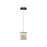Avenue Lighting Brentwood LED 6" Square Pendant, Aluminum/Textured