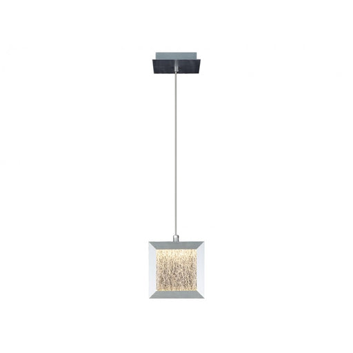 Avenue Lighting Brentwood LED 6" Square Pendant, Aluminum/Textured - HF6012-BA