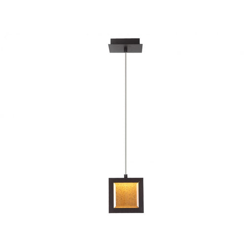 Avenue Lighting Brentwood LED 6" Square Pendant, Bronze/Textured - HF6012-DBZ