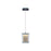 Avenue Lighting Brentwood LED 8" Rectagular Pendant, Aluminum/Text