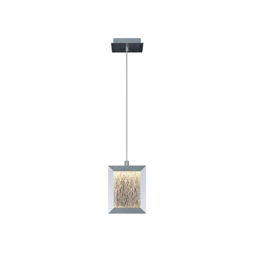 Avenue Lighting Brentwood LED 8" Rectagular Pendant, Aluminum/Text - HF6013-BA