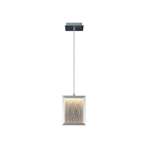 Avenue Lighting Brentwood LED 9" Rectagular Pendant, Aluminum/Text - HF6014-BA