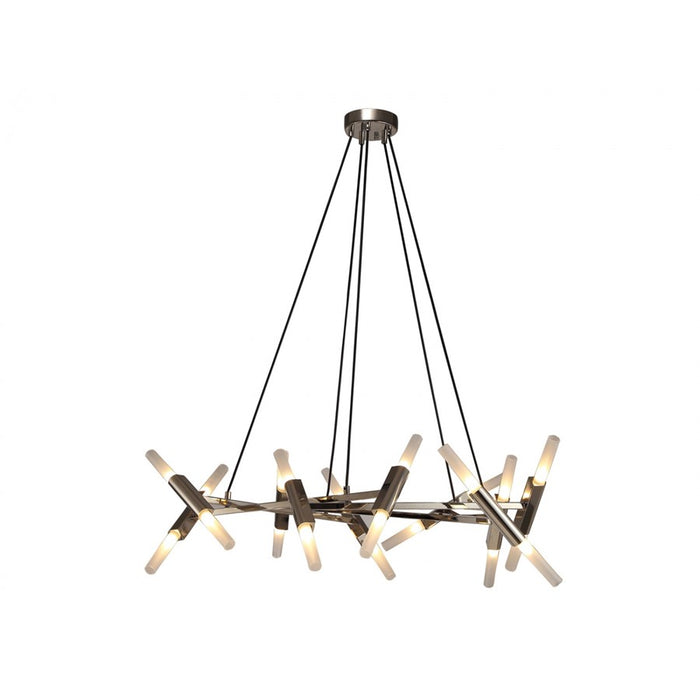 Avenue Lighting Manhattan Ave. 20Lt 12" Chandelier, Polished Nickel - HF6020-PN