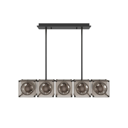 Avenue Lighting Peninisula 5 Light 8" Chandelier, Matte Black - HF7105-BK