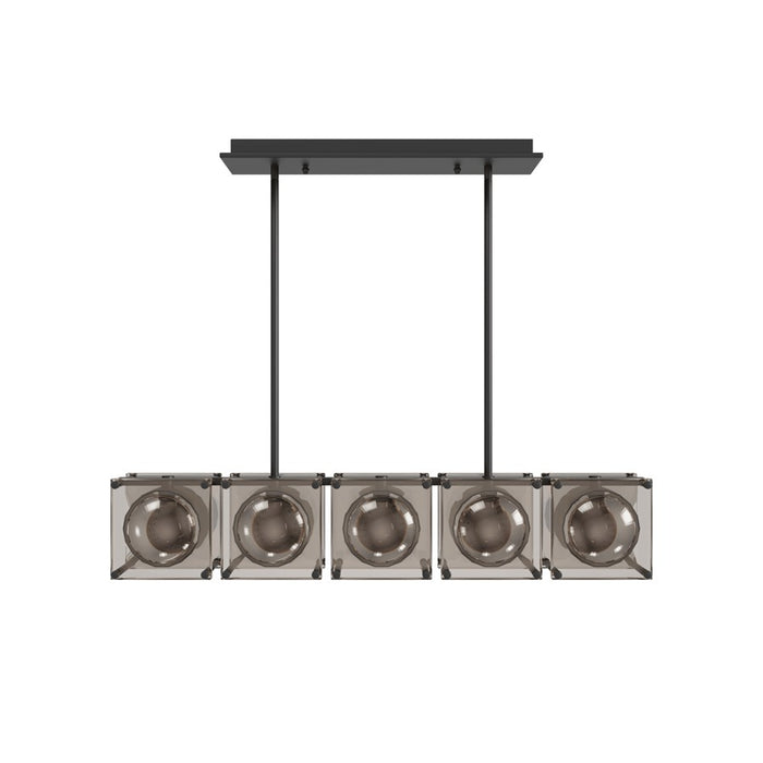 Avenue Lighting Peninisula 5 Light 8" Chandelier, Matte Black - HF7105-BK