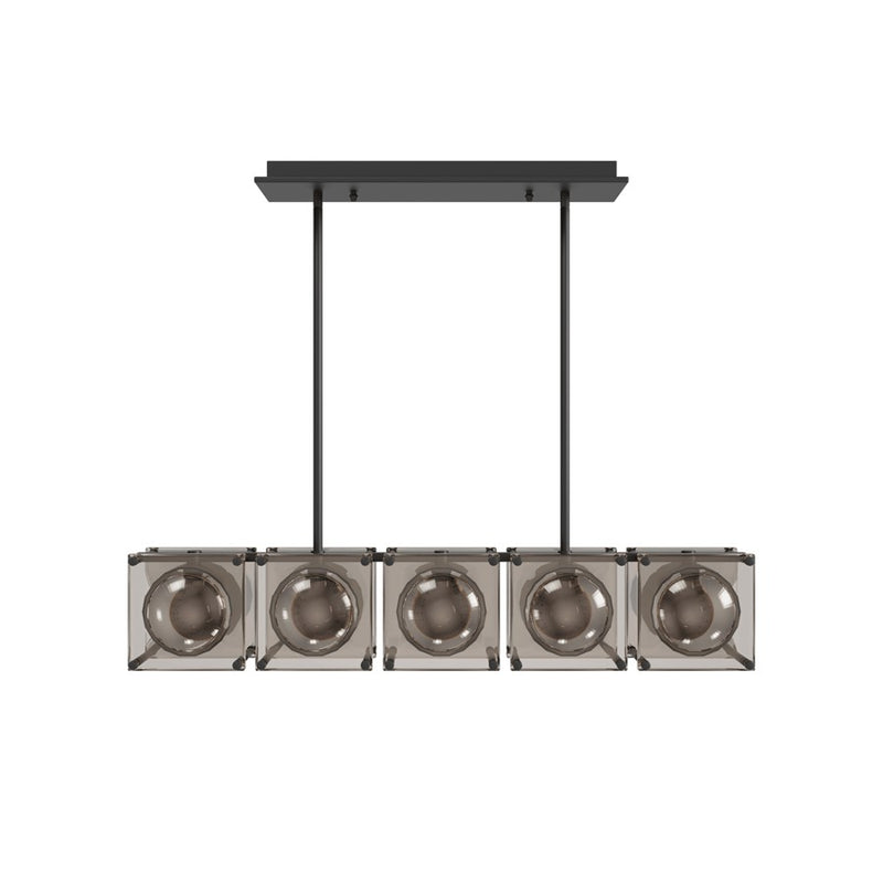 Avenue Lighting Peninisula 5 Light 8" Chandelier, Matte Black - HF7105-BK