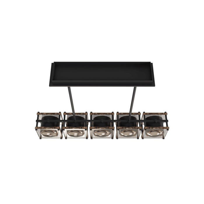 Avenue Lighting Peninisula 5 Light 8" Chandelier, Matte Black