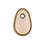 Avenue Palmea 13.5"H Oval Shape Alabaster LED Sconce, Brass