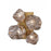 Avenue Rockefeller 4-Light 12"H Rock Shape Wall Sconce, Brass