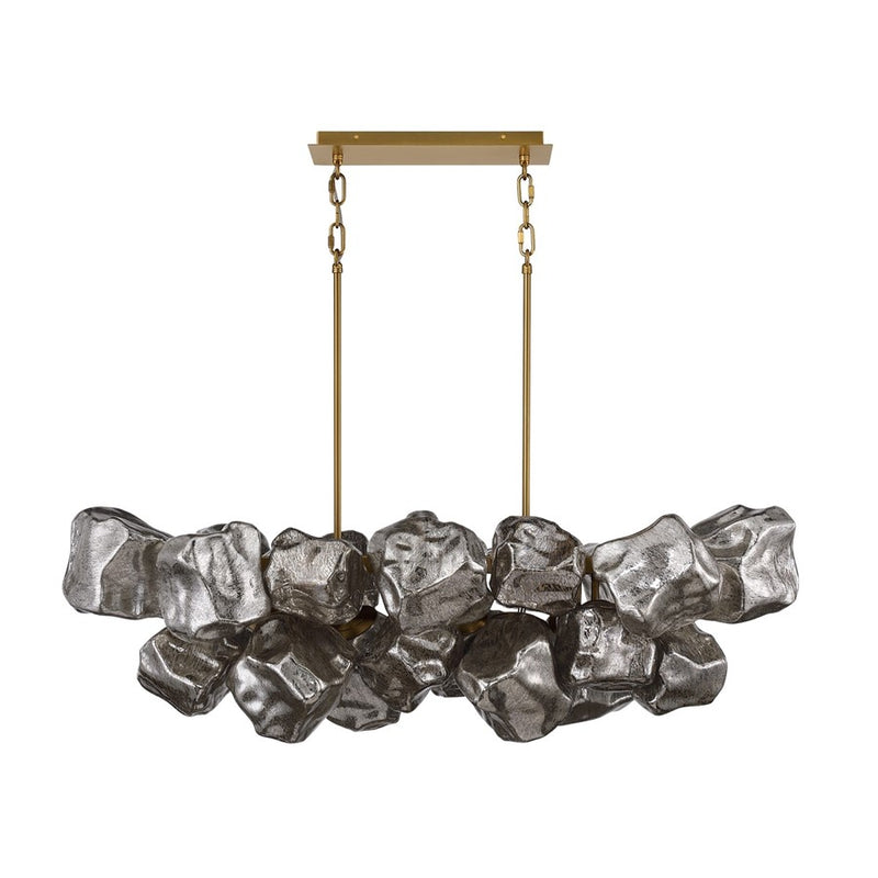 Avenue Lighting Rockefeller 49"W Multi-Light Chandelier, Brass