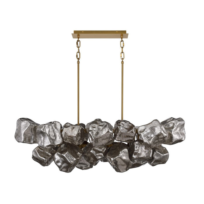 Avenue Lighting Rockefeller 49"W Multi-Light Chandelier, Brass