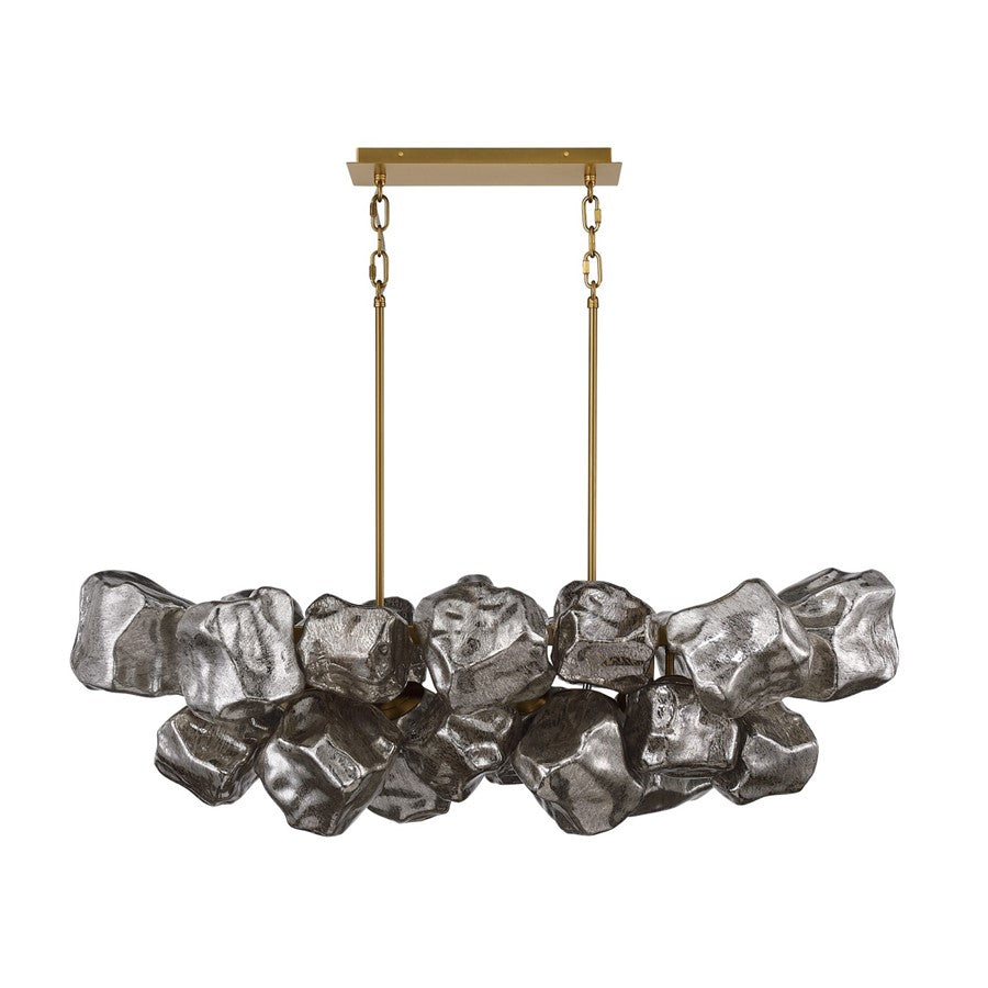 Avenue Lighting Rockefeller 49"W Multi-Light Chandelier, Brass