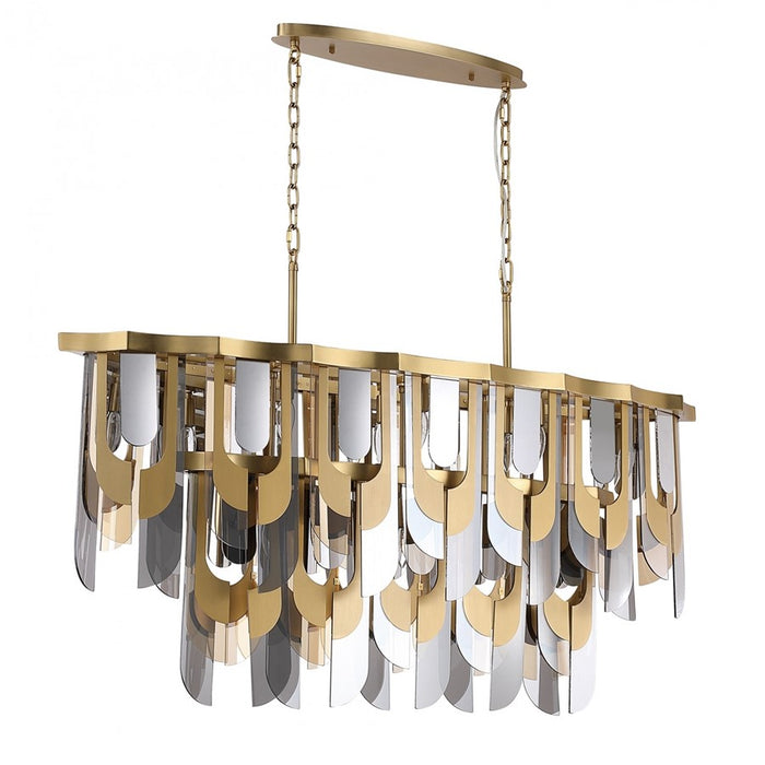 Avenue Lighting Paramount 52"W Chandelier, Brass