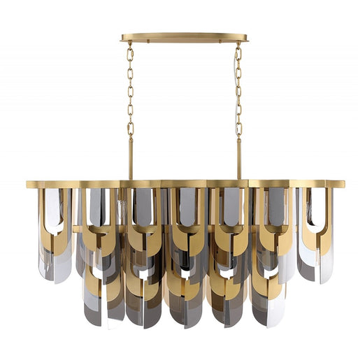 Avenue Lighting Paramount 52"W Chandelier, Brass