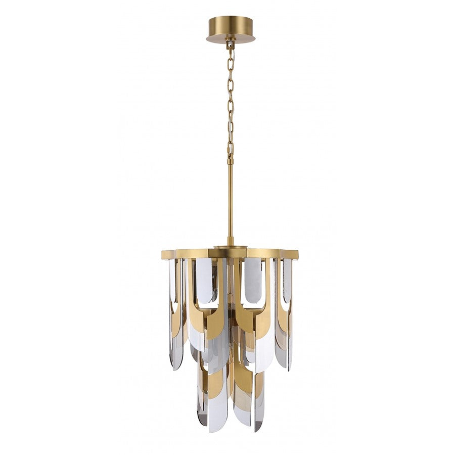 Avenue Lighting Paramount 21"W Pendant, Aged Brass - AEHF7171-AGB