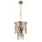 Avenue Lighting Paramount 21"W Pendant, Aged Brass