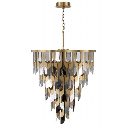 Avenue Lighting Paramount 46"W Pendant, Aged Brass