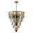 Avenue Lighting Paramount 46"W Pendant, Aged Brass