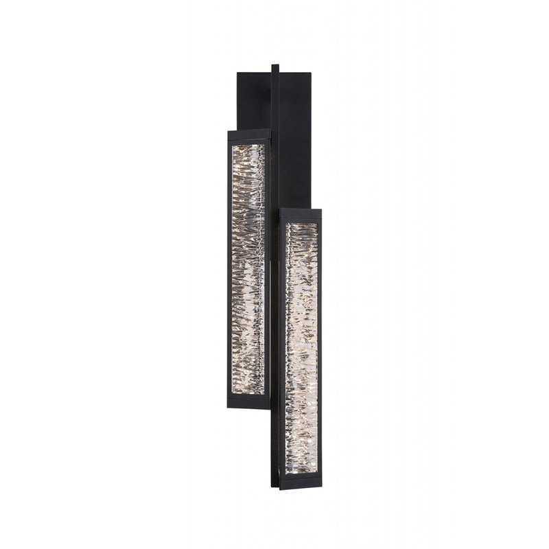 Avenue Lighting Metropole 2-Light 26"H LED Wall Sconce, Black