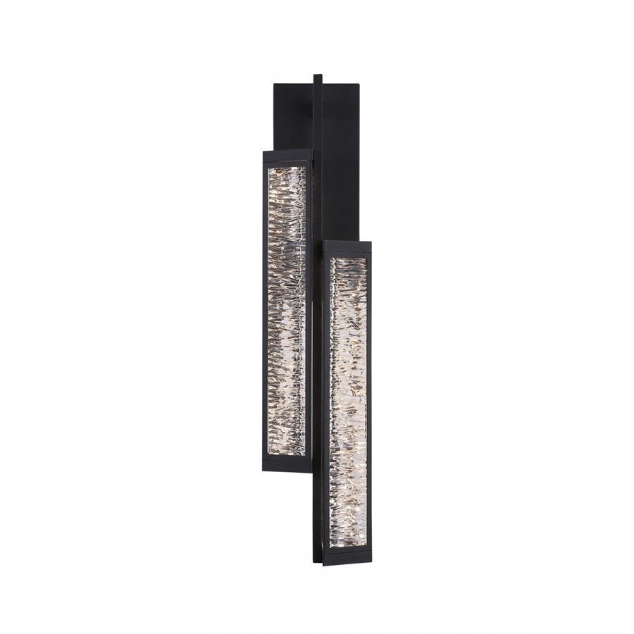 Avenue Lighting Metropole 2-Light 26"H LED Wall Sconce, Black