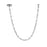 Avenue Lighting Monarch 158"L Clear Glass Strand Pendant, Chrome