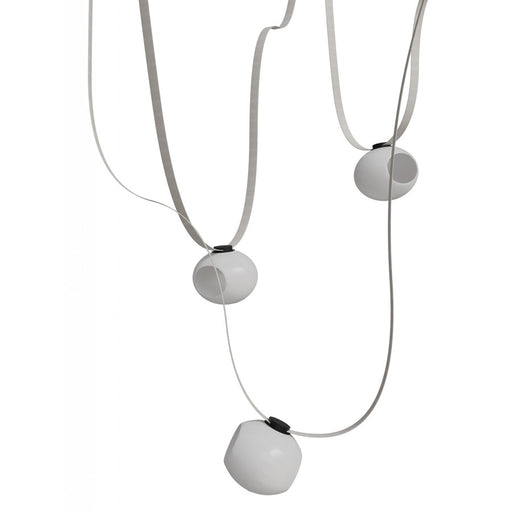 Avenue Fremont Belt 3-Lt 275"L Pendant, IV/WH Open Globes