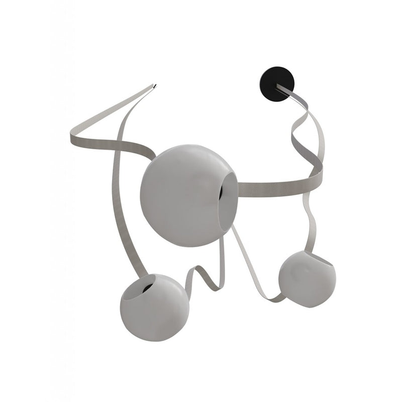 Avenue Fremont Belt 3-Lt 275"L Pendant, IV/WH Open Globes