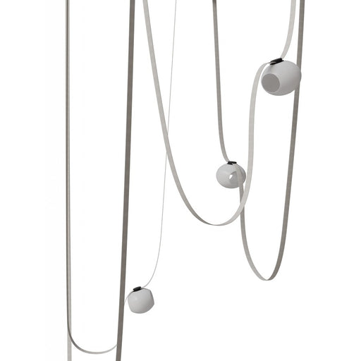 Avenue Fremont Belt 5-Lt 551"L Pendant, IV/WH Open Globes