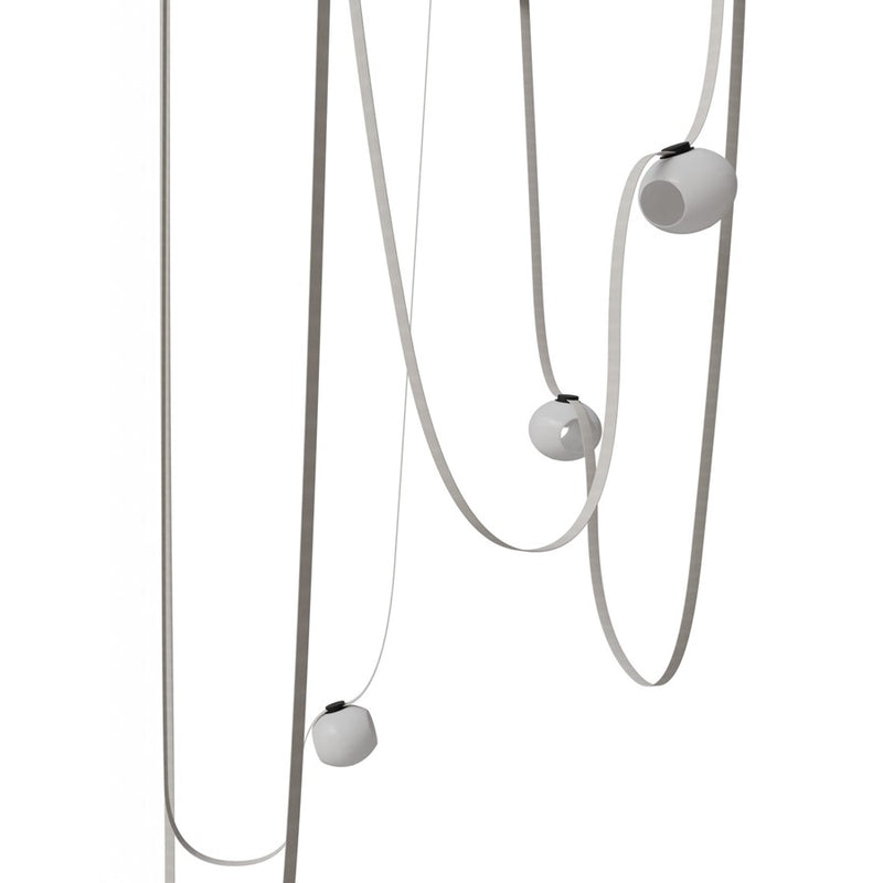 Avenue Fremont Belt 5-Lt 551"L Pendant, IV/WH Open Globes - AEHF7205-G301-IVY