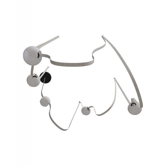 Avenue Fremont Belt 5-Lt 551"L Pendant, IV/WH Open Globes