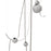 Avenue Fremont Belt 7-Lt 826"L Pendant, IV/WH Open Globes
