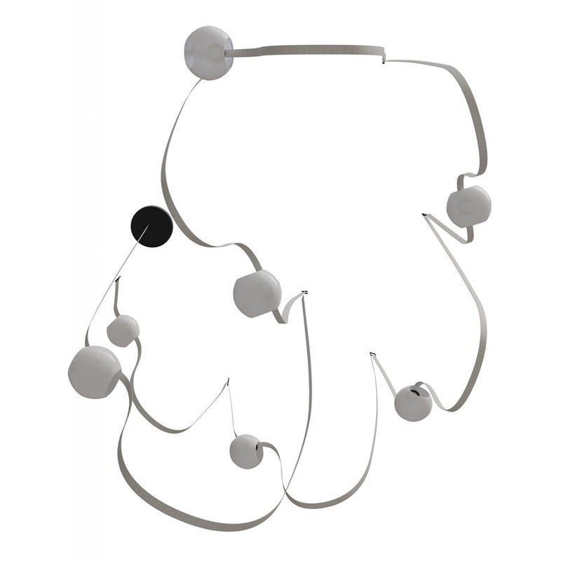 Avenue Fremont Belt 7-Lt 826"L Pendant, IV/WH Open Globes - AEHF7207-G301-IVY