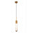 Avenue Lighting Nautilus 1 Light 24" Pendant, Aged Brass
