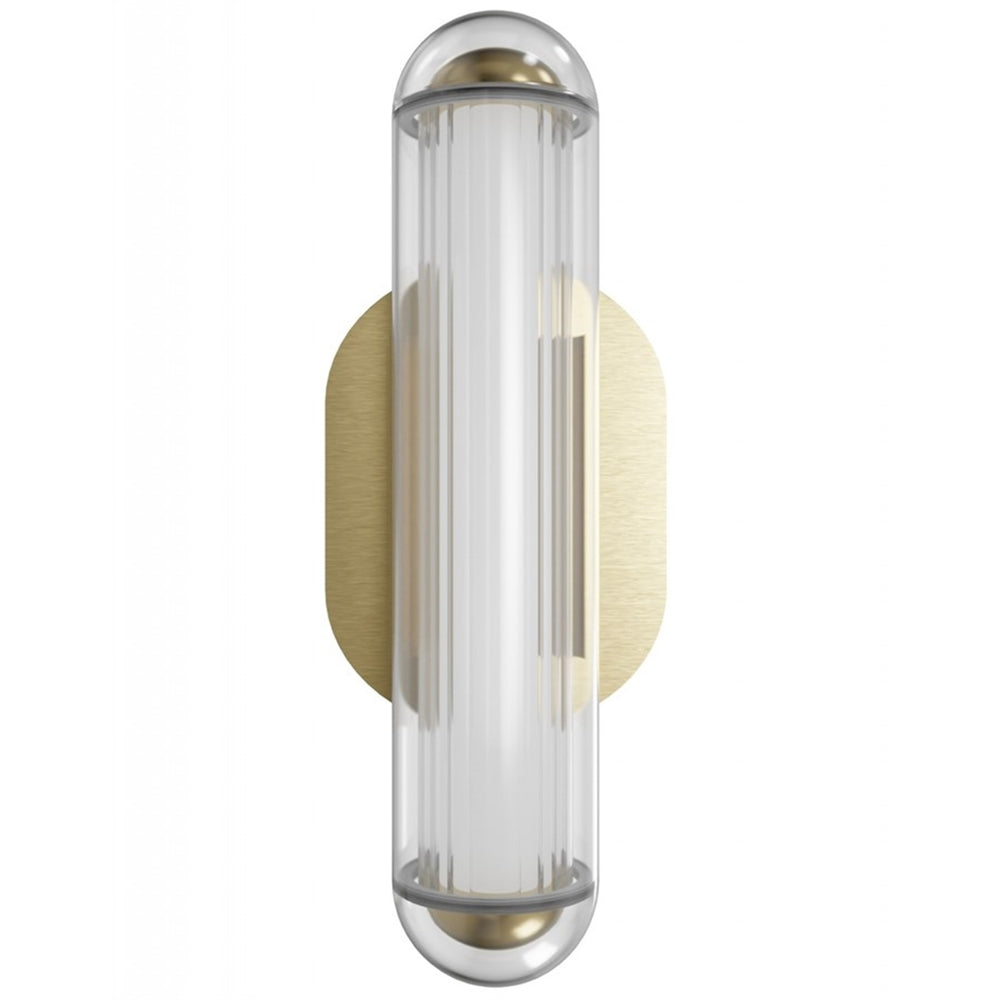 Avenue Lighting Nautilus 1 Light 16" Wall Sconce, Aged Brass