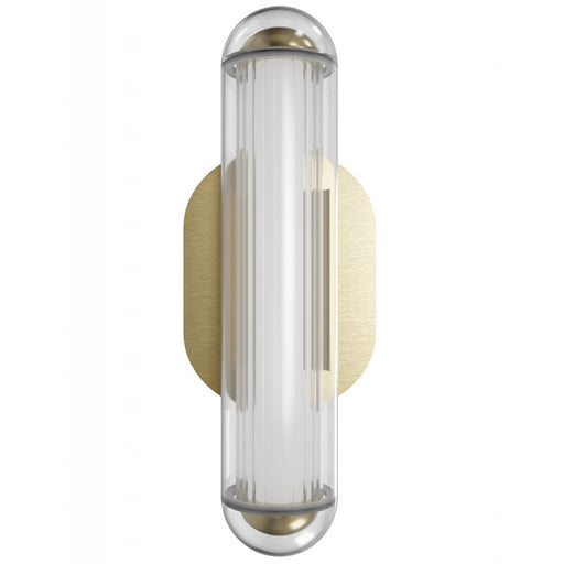 Avenue Lighting Nautilus 1 Light 16" Wall Sconce, Aged Brass