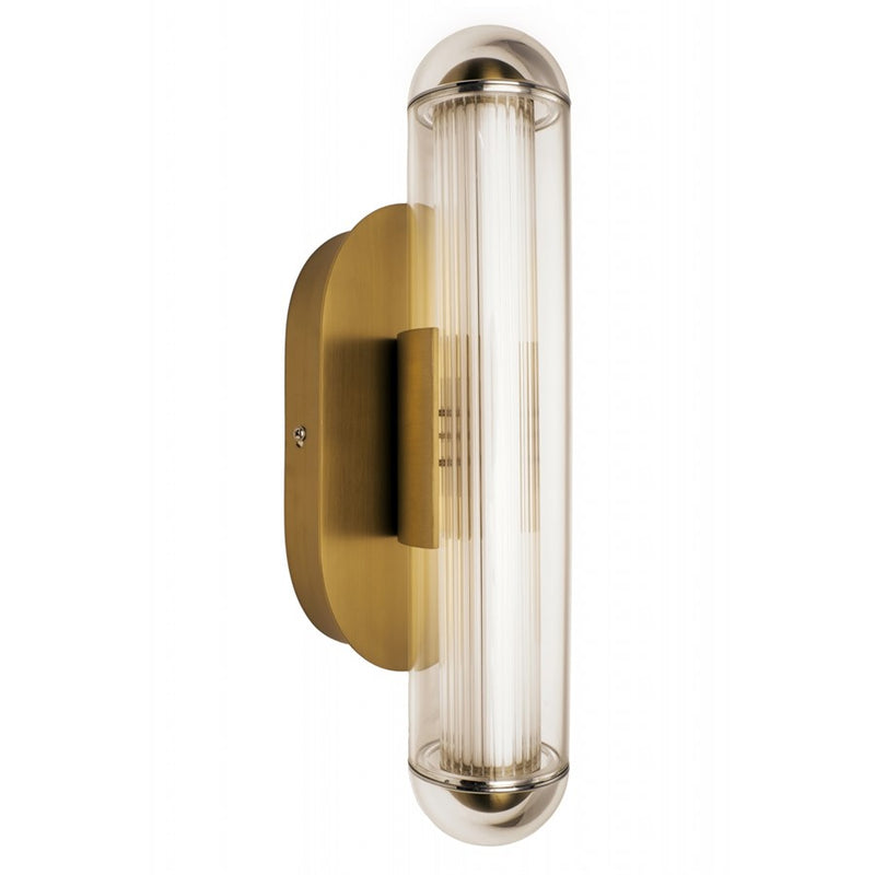 Avenue Lighting Nautilus 1 Light 16" Wall Sconce, Aged Brass - HF7305-AB