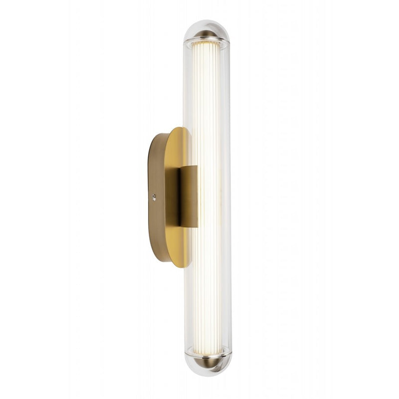 Avenue Lighting Nautilus 1 Light 24" Wall Sconce, Aged Brass - HF7310-AB