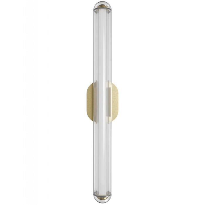 Avenue Lighting Nautilus 1 Light 32" Wall Sconce, Aged Brass