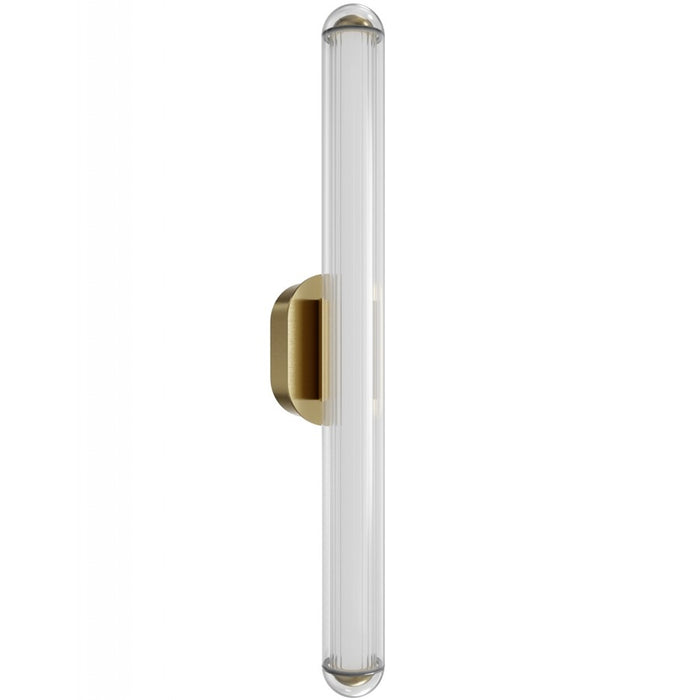 Avenue Lighting Nautilus 1 Light 32" Wall Sconce, Aged Brass