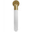 Avenue Lighting Tribeca 1 Light 25" Wall Sconce, Aged Brass/White