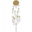 Avenue Lighting Tribeca 13Lt 10" Pendant/Multi Port , Brass/White