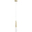 Avenue Lighting Encino 1 Light 15" Pendant, Brushed Brass