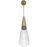 Avenue Lighting Encino 1 Light 15" Pendant, Brushed Brass