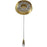 Avenue Lighting Encino 1 Light 15" Pendant, Brushed Brass